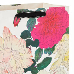 13" Illustrated Roses Large Gift Bag