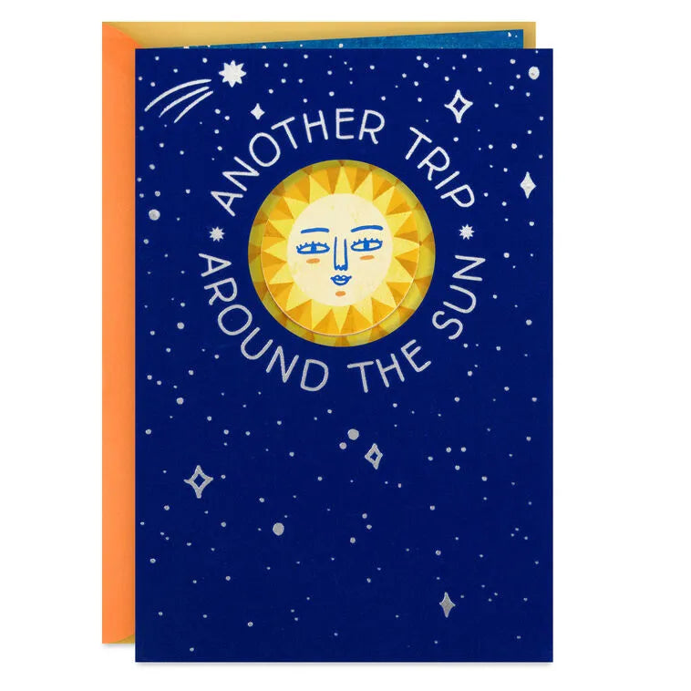 Glad You're in My Universe Birthday Card