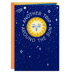 Glad You're in My Universe Birthday Card