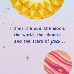 Glad You're in My Universe Birthday Card