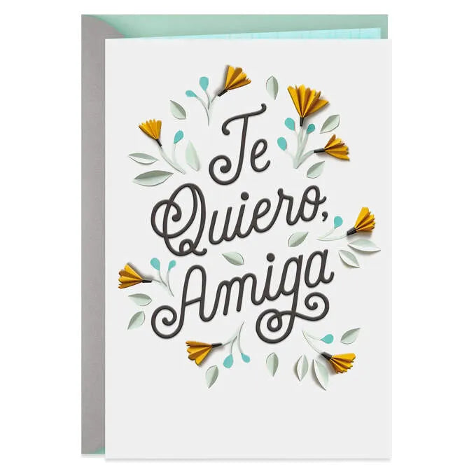 Love You, Amiga Spanish-Language Friendship Card
