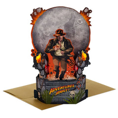 Indiana Jones™ Adventure Awaits Today Musical 3D Pop-Up Card With Light