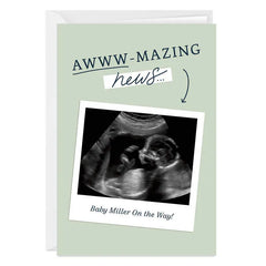 Aw-Mazing News Custom Congratulations Card