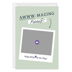 Aw-Mazing News Custom Congratulations Card