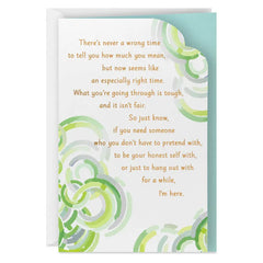 You Can Always Count on Me Encouragement Card