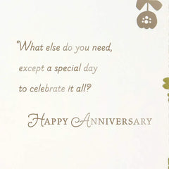 Sweet Memories, Happy Hearts Anniversary Card