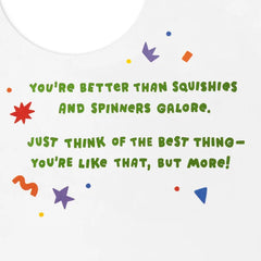 You're Better Than Great Birthday Card for Son With Button Pin