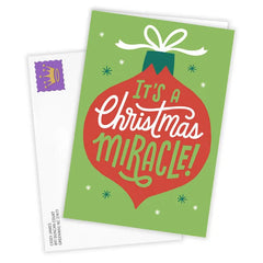 It's a Miracle Funny Custom Christmas Card