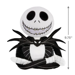 Disney Tim Burton's The Nightmare Before Christmas Plush Fabric Hallmark Tree Topper, 9.75"