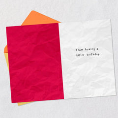 Friday the 13th Nothing Will Save You Funny Birthday Card