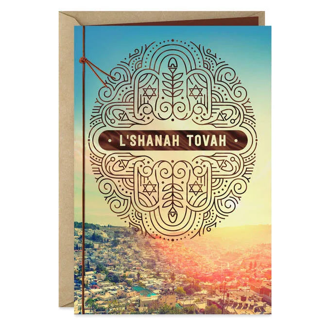 A Year of Many Blessings Rosh Hashanah Card