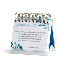 Jesus Calling®: Enjoying Peace in His Presence Large-Print Perpetual Calendar
