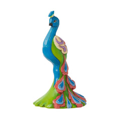 Jim Shore Mini Peacock Figurine, 5"