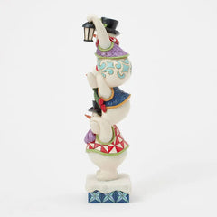 Jim Shore Heartwood Creek Stacked Snowmen Figurine, 11.5: