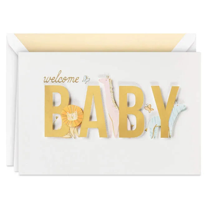 So Much Love New Baby Card