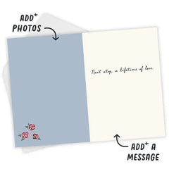 Happily Ever After Custom Wedding Card