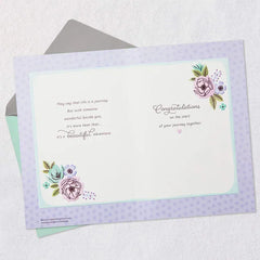 Life Is a Beautiful Adventure Wedding Card With Magnetic Photo Frame