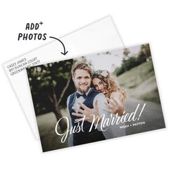 Just Married Wedding Announcement