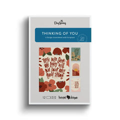 Katygirl Assorted Religious Thinking of You Cards, Box of 12