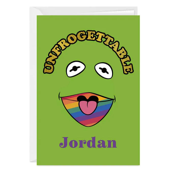 Disney The Muppets Unfrogettable Custom Pride Card