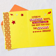 Sweet Beats for a Cool Cat 6th Birthday Card