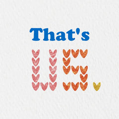 Close Knit That's Us Card