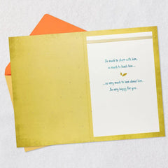 Congratulations on Your Sweet Grandson New Baby Boy Card for Grandparents