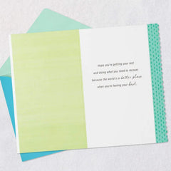 Take It Easy Get Well Card