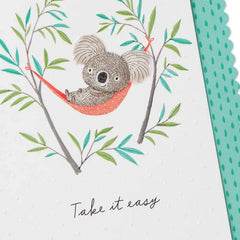 Take It Easy Get Well Card