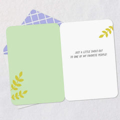 Shout-Out to One of My Favorite People Thinking of You Card