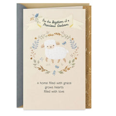 May God Bless You Religious Baptism Card for Godson