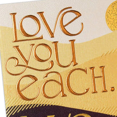 Love You Each, Love You Together Anniversary Card