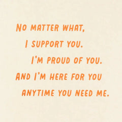 Proud of You Coming Out Encouragement Card