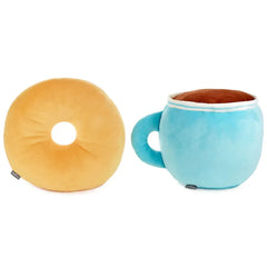 Large Better Together Donut and Coffee Magnetic Plush Pair, 12"