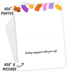 Scary-Good Wishes Custom Halloween Card
