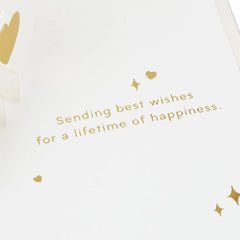 Wishing You a Lifetime of Happiness Pop-Up Engagement Card