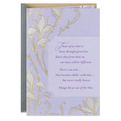 God's Healing Love Sympathy Card