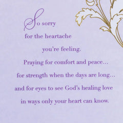 God's Healing Love Sympathy Card