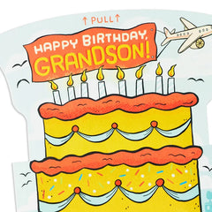 Hope the Fun Stacks Up Pop-Up Birthday Card for Grandson