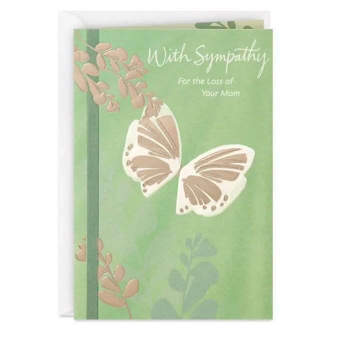 Comforted by Memories Religious Sympathy Card for Loss of Mom