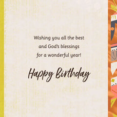 Because You Are You Religious Birthday Card