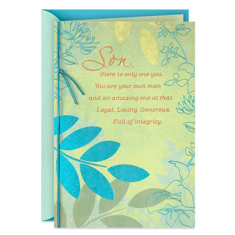 There's Only One You Birthday Card for Son
