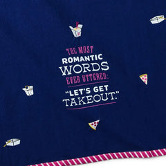 Let's Get Takeout Tea Towel, 18x26