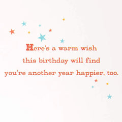 Another Year Older, Wiser and Better Birthday Card