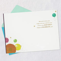 Blessed to Know You Birthday Card