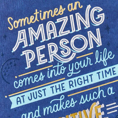 Grateful for You in My Life Birthday Card for Him