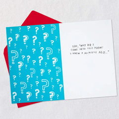 Life's Big Questions Funny Birthday Card