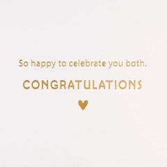 So Happy to Celebrate You Both Wedding Card