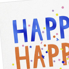 Happy Happy Happy Birthday Card