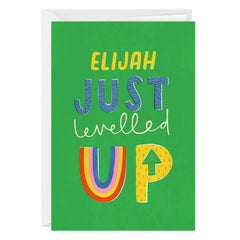 Levelled Up Custom Card